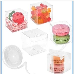 Clear Chocolate Wedding Gift Boxes